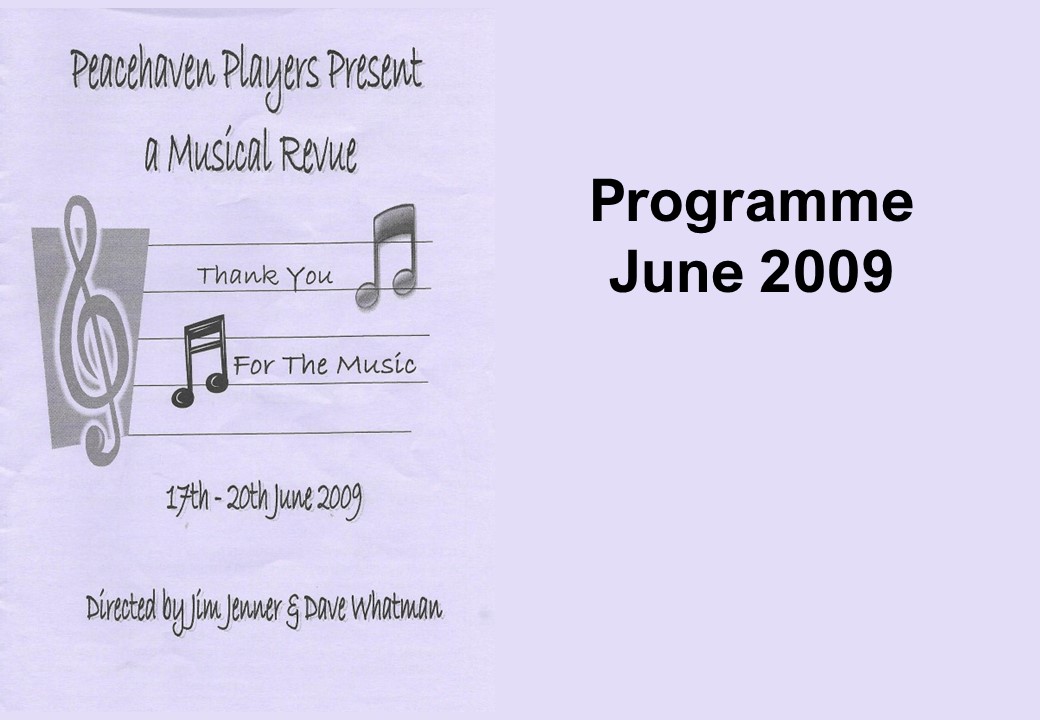 Thank You For The Music programme